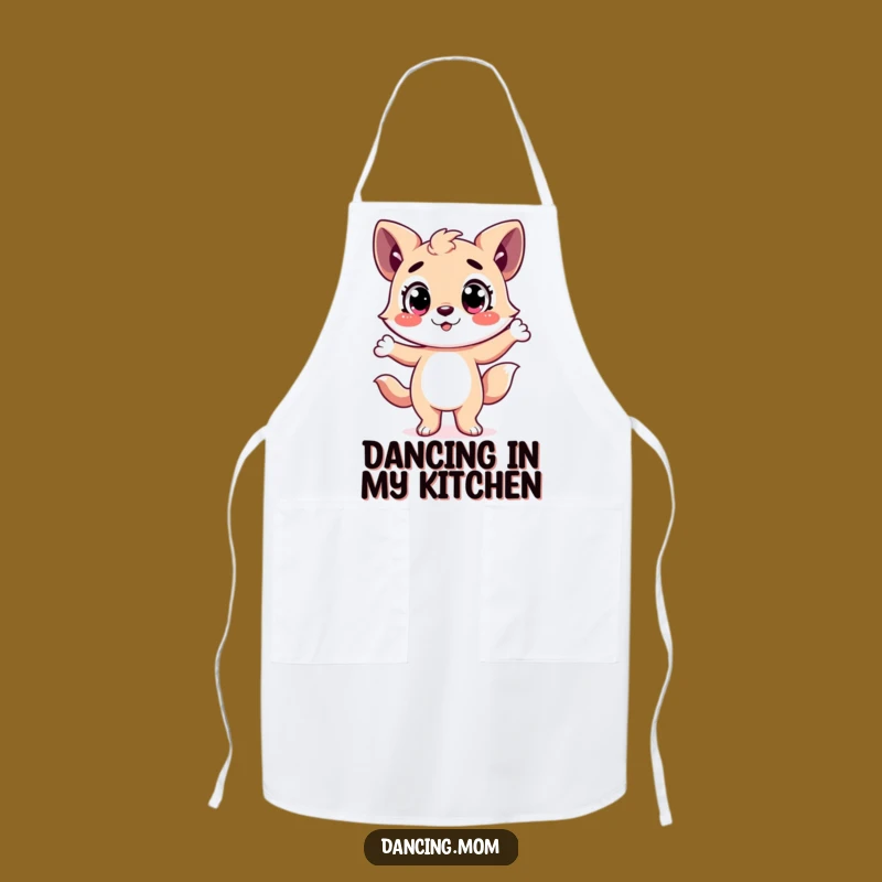 Funny Happy Animal Dance Apron: Cook Up a Performance in the Kitchen