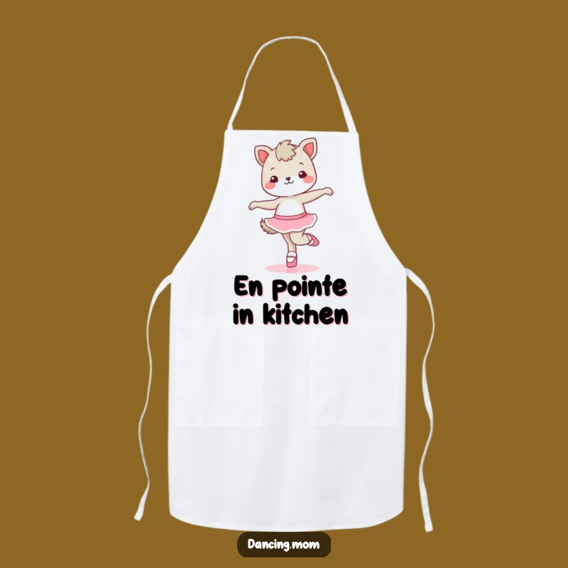 Funny Kawaii Dancing Animal Apron - Ballet Kitchen Fun Gift