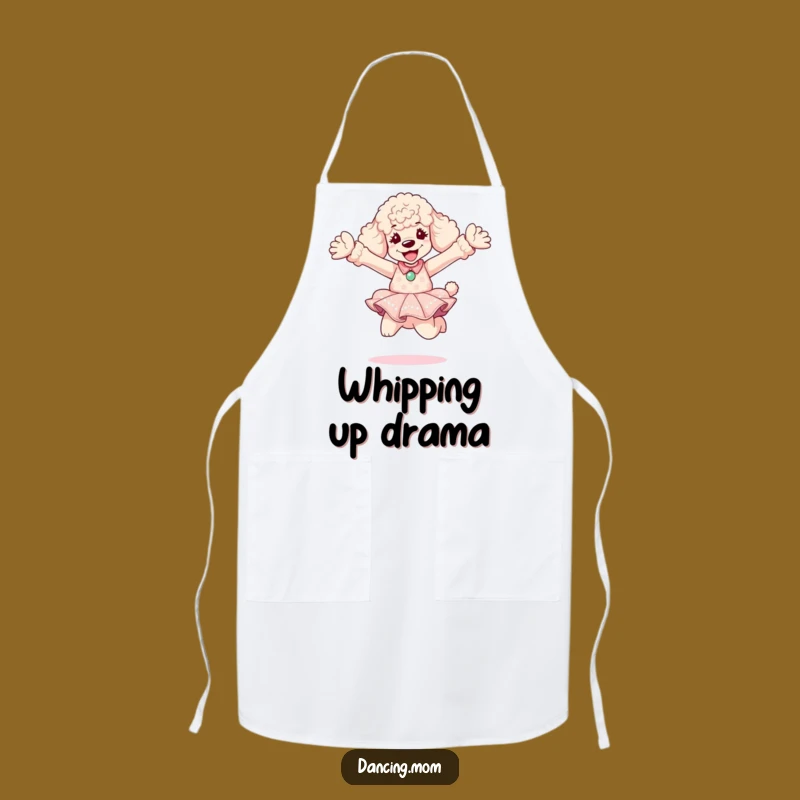 Funny Poodle Diva Leap Apron: Cook in Style with this Hilarious Dog Gift