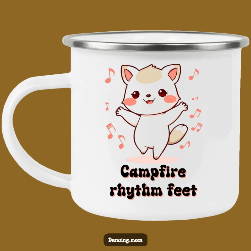 Funny Kawaii Animal Camping Mug - Musical Motion Adventure, Perfect Funny Gift