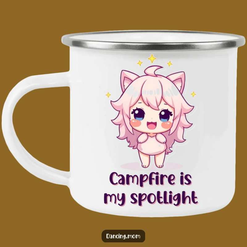 Funny Spotlight Pride Camping Mug: Camp Like a Star