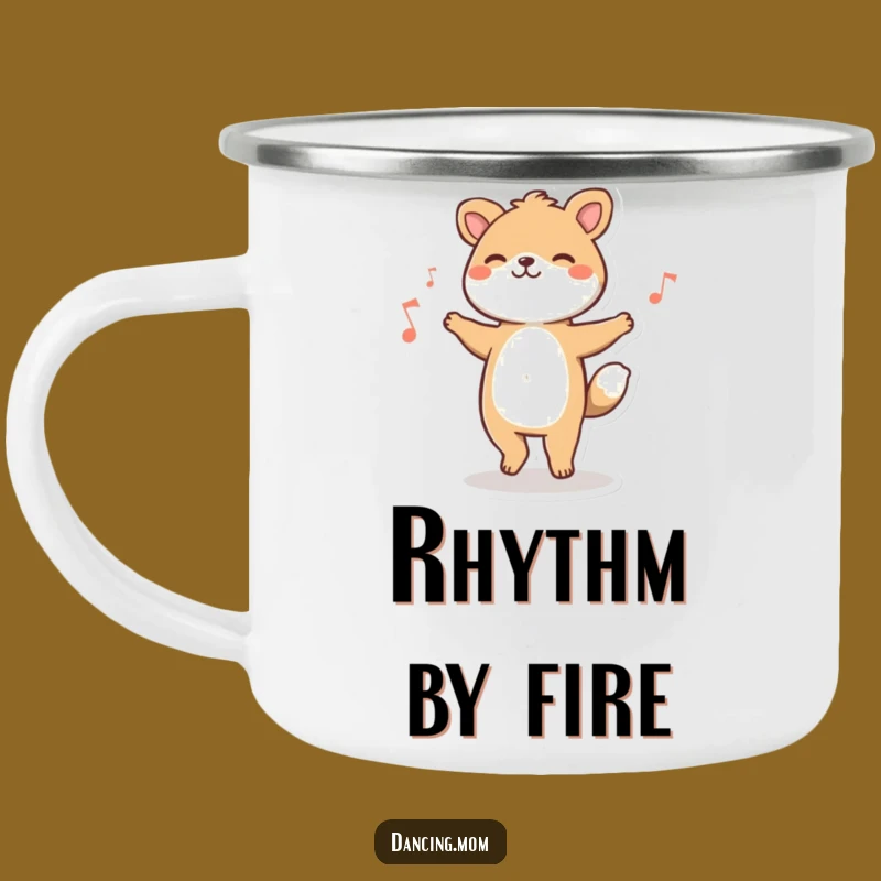 Funny Tapping Animal Camping Mug - Outdoor Music Lover Gift