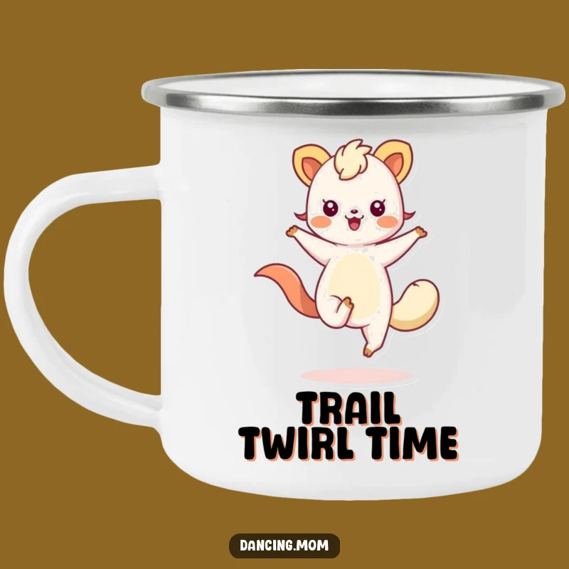 Funny Kawaii Dancing Animal Camping Mug A Hilarious Outdoor Twirling Companion