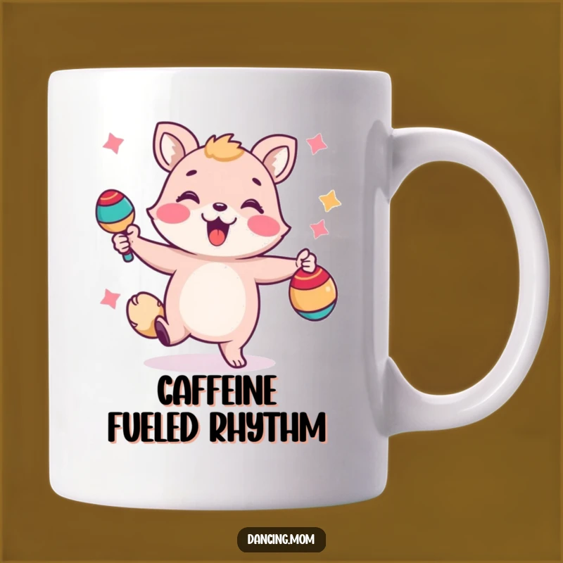 Funny Dancing Animal Maracas Mug: Joyful Shaking Festival Gift!