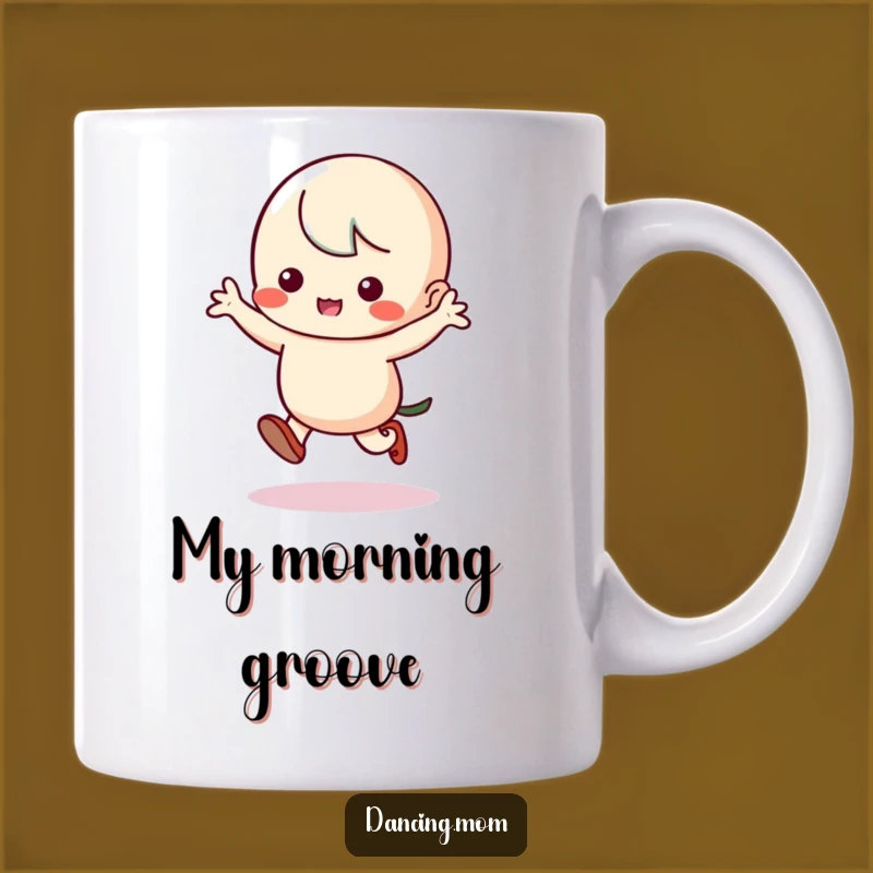 Funny Kawaii Dancer Mug: Silly Jig Stomping Feet - Hilarious Gift Idea