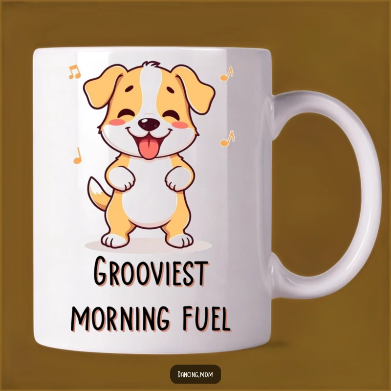 Funny Dog Wiggle Mug: Infectious Rhythm for a Hilarious Dog Lover Gift