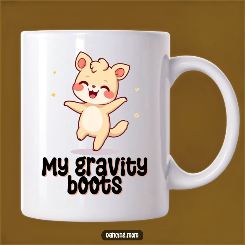 Funny Dancing Animal Moonwalk Mug: Hilarious Giggling Retro Gift!