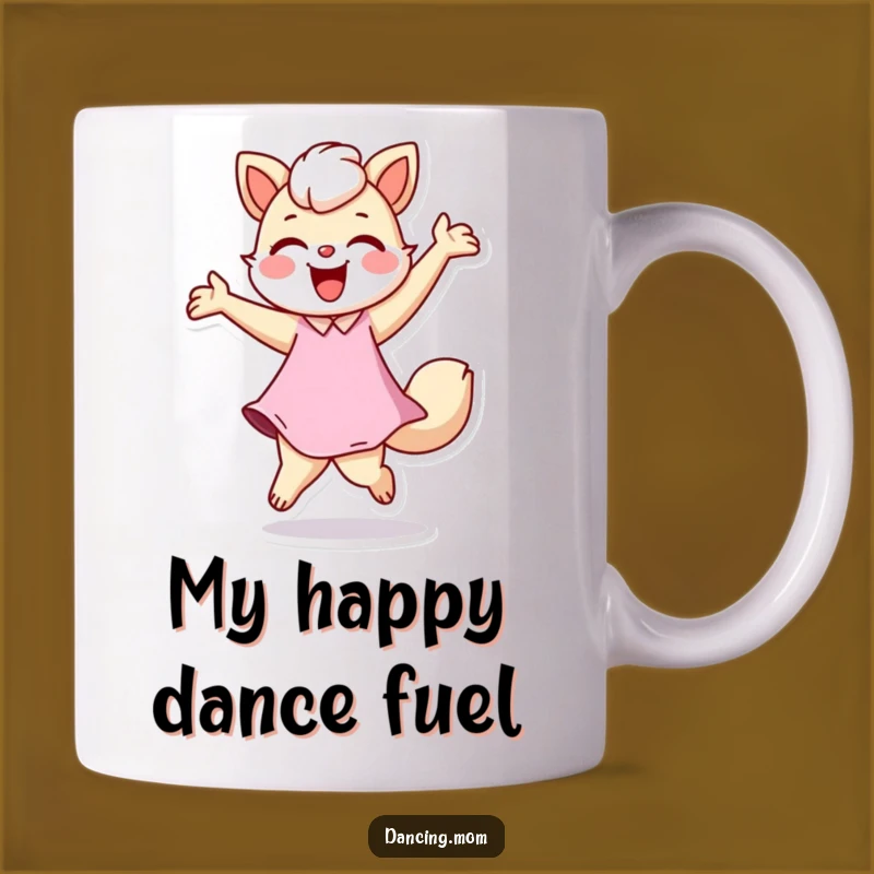 Funny Dancing Mom Animal Mug - Joyful Twirling Figure Perfect Gift
