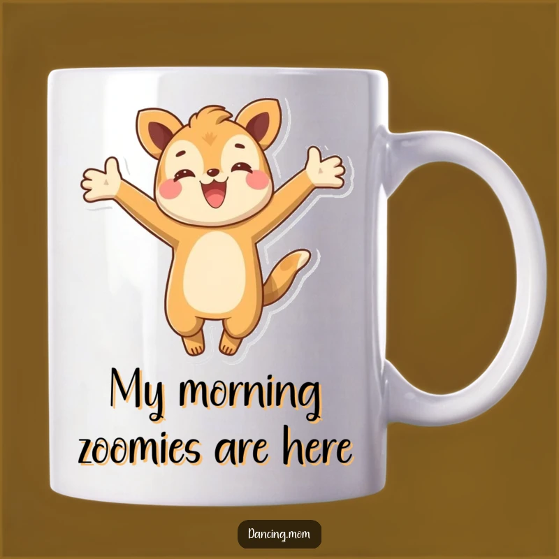 Funny Leaping Animal Mug: A Joyful, Energetic Character Jumping for Fun - Perfect Gift