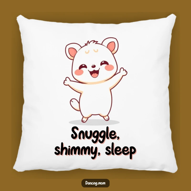 Cozy Funny Kawaii Shimmy Pillow - Happy Dancer Decor, Cute Funny Gift