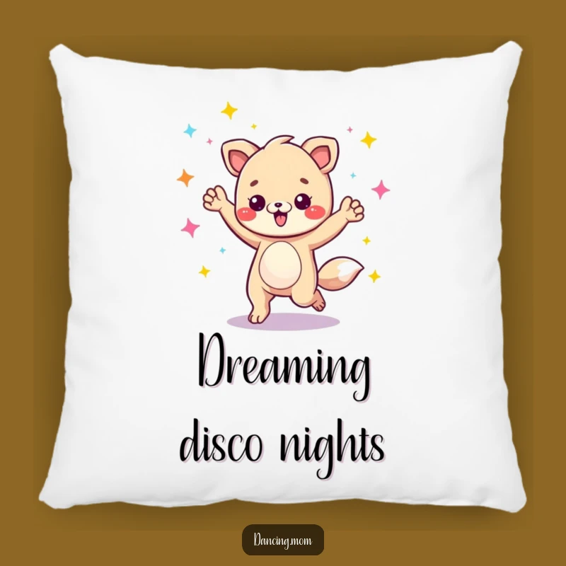 Funny Disco Animal Pillow - Cozy Party Groover Decor Gift
