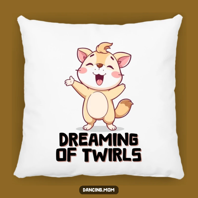 Funny Animal Spin Pillow: Proud Pose Cozy Comfort Gift