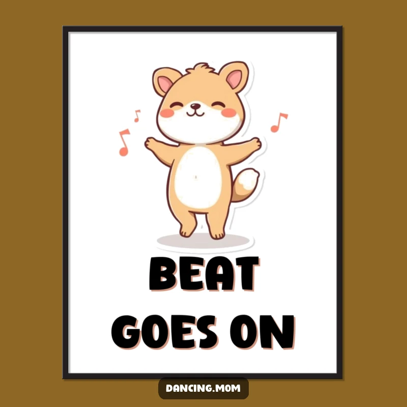 Funny Tapping Animal Digital Print - Instant Musical Joy Gift