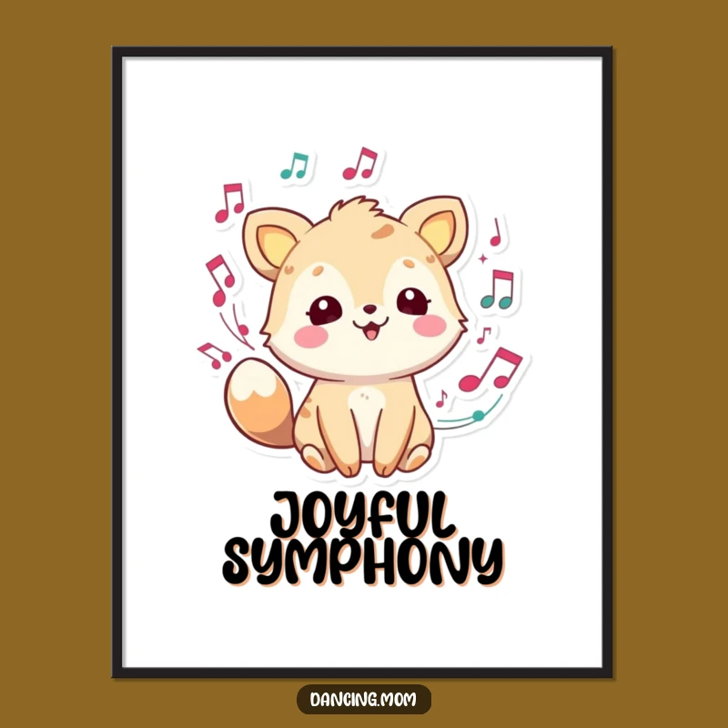 Funny Music Animal Digital Art: Joyful Character for Instant Melody