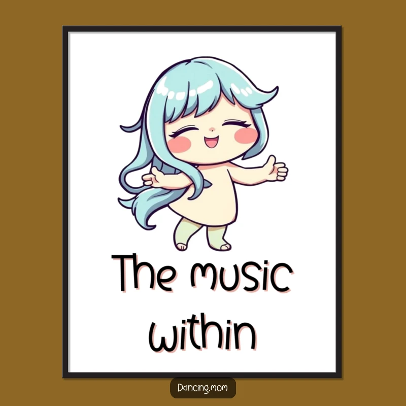 Funny Serene Dancer Digital Art - Instant Calm and Style!