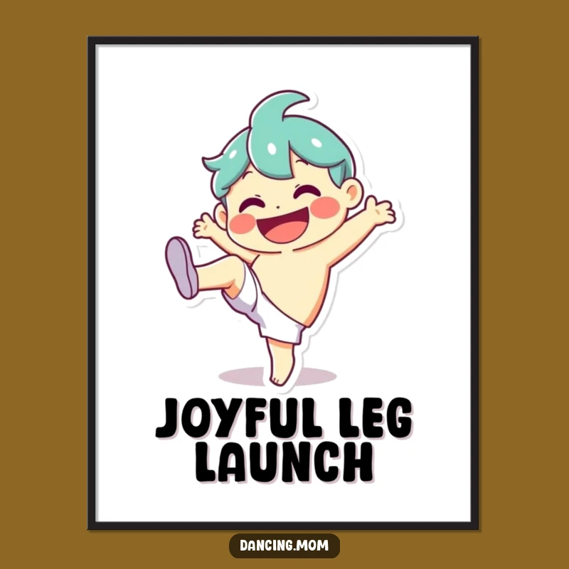 Funny Silly Kick Digital Art: Instant Playful Decor