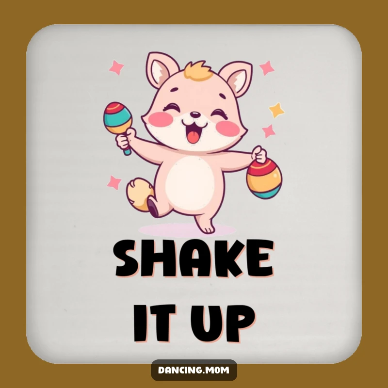 Funny Dancing Animal Maracas Coasters: Festive Shaker Drink Protection!