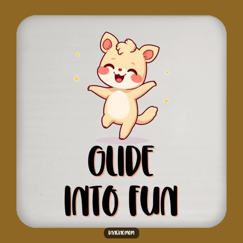 Funny Dancing Animal Moonwalk Coasters: Giggling Retro Protection!