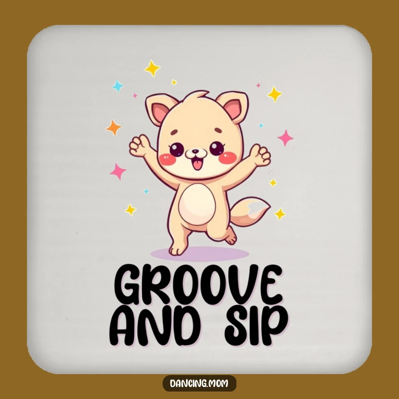 Funny Disco Animal Coaster - Set of Party Drink Savers Gift