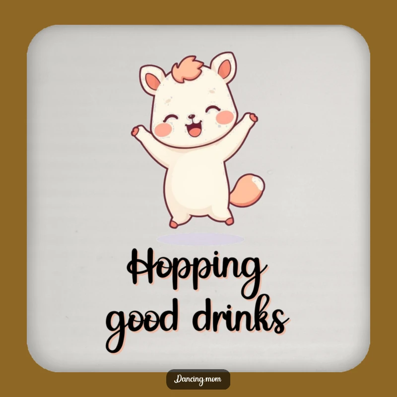 Funny Kawaii Animal Coaster - Playful Hop Protection, Perfect Funny Gift