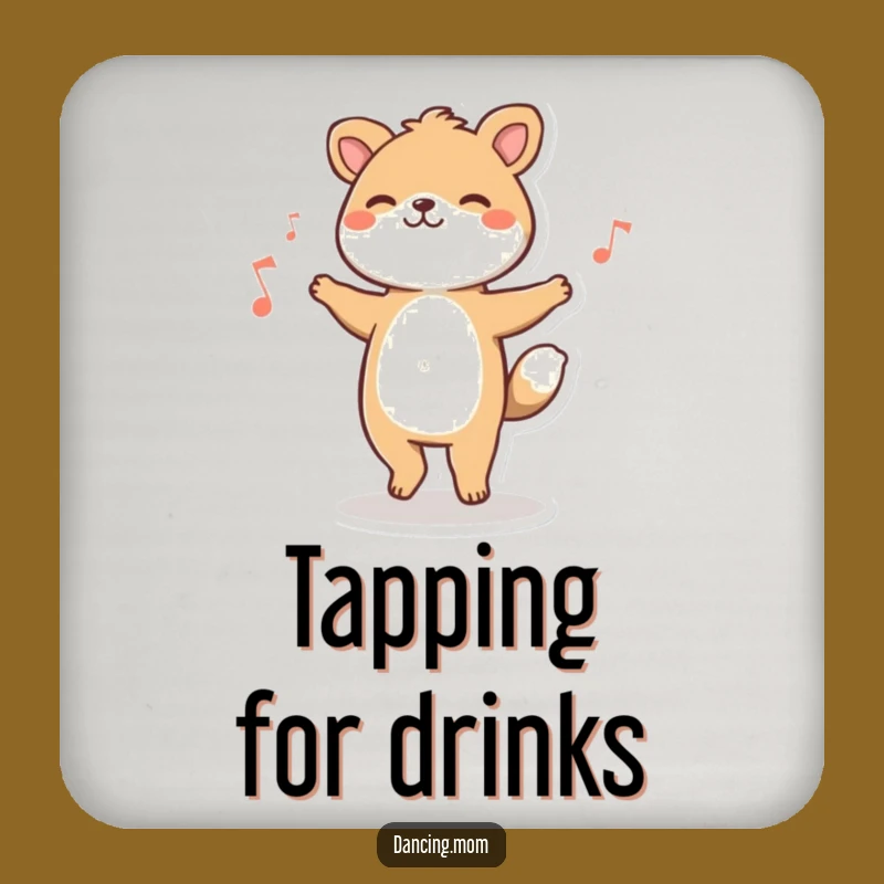Funny Tapping Animal Coaster - Set of Musical Drink Savers Gift
