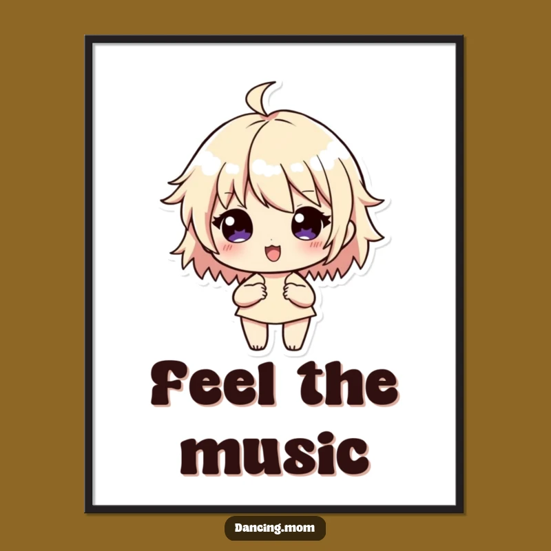 Funny Rhythm Flow Poster: Decorate with Musicality