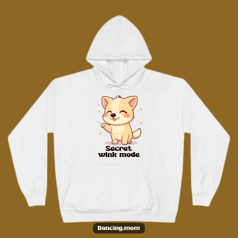 Funny Dog Wink Hoodie: Cozy Up with Playful Canine Charm and Humor