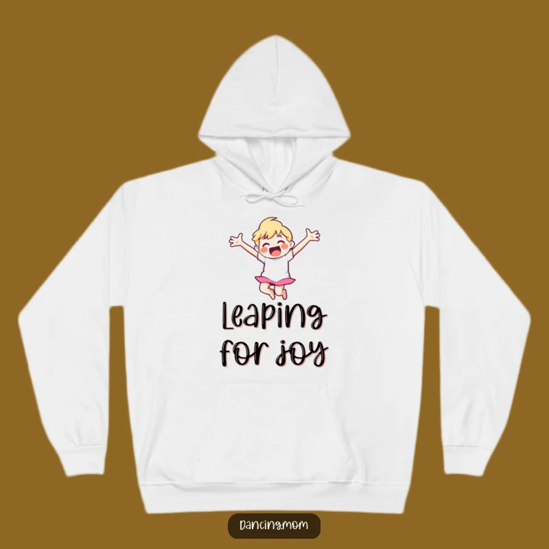 Funny Happy Dancer Hoodie - Stay Cozy, Leap with Joy!