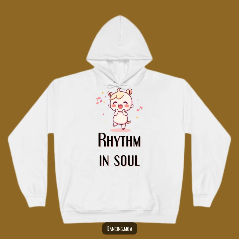Funny Kawaii Dancer Hoodie: Joyful Clapping Beat - Cozy & Cheerful Style
