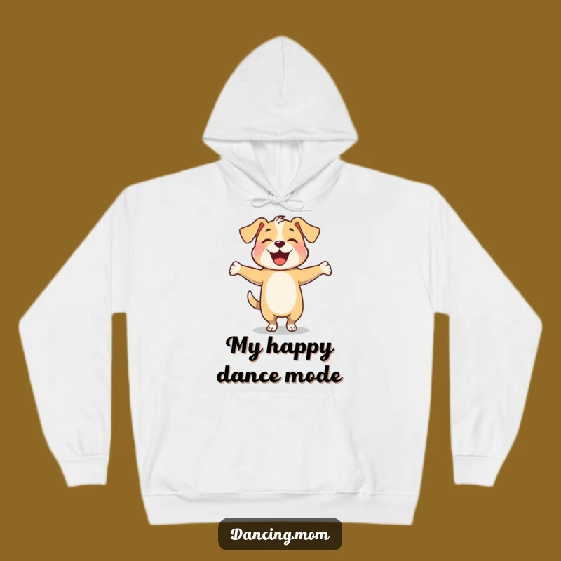 Funny Twirling Dog Hoodie - Joyful Celebration Comfort Gift