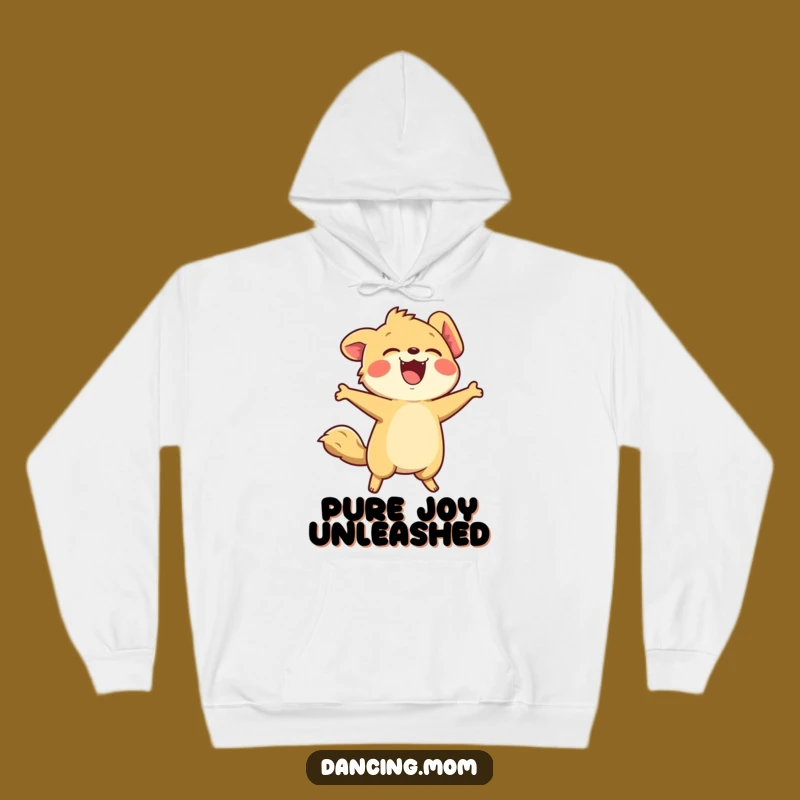 Funny Kawaii Laughing Animal Hoodie Cozy and Hilarious Gift for Merriment Lovers
