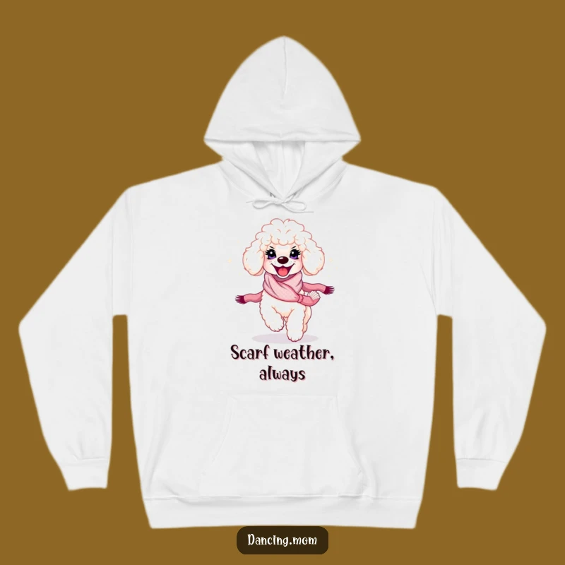 Funny Poodle Twirl Hoodie: Cozy and Chic Gift for Poodle Fans