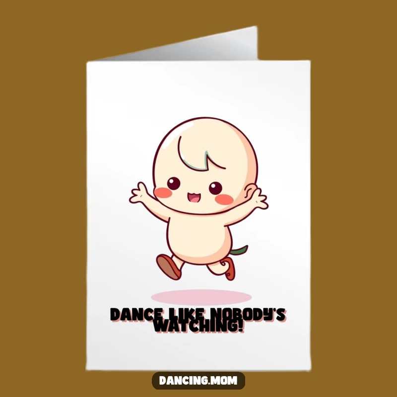 Free Printable Funny Birthday Card: Kawaii Dancer Jig - Hilarious Downloadable Gift!