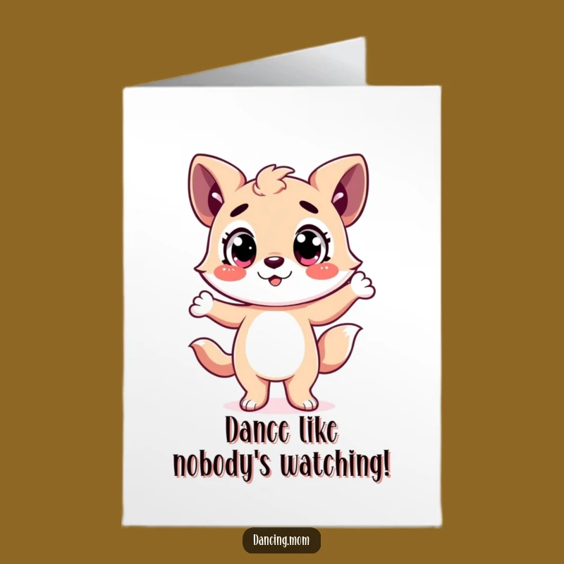 Dramatic Dance Animal Birthday Card - Free Printable Funny Greeting Download