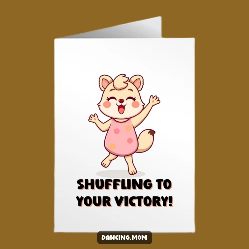 Free Printable Congrats Card: Energetic Mom Animal Shuffle for a Hilarious Downloadable