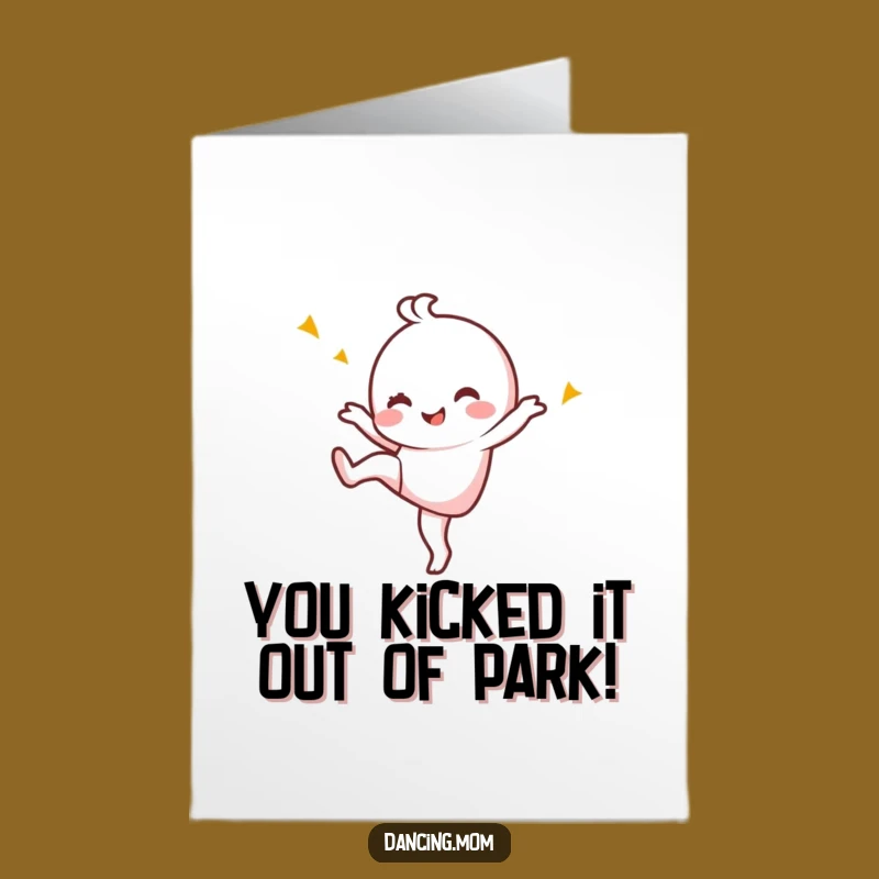 You Did It! Free Printable Congrats Card: Kawaii Dancer's Victory!