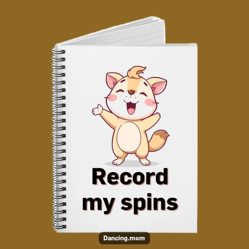 Funny Animal Spin Notebook: Proud Pose Journal Gift