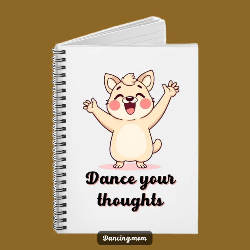 Funny Dancing Mom Animal Notebook: Jot Down Ideas with Glee and Joyful Flair