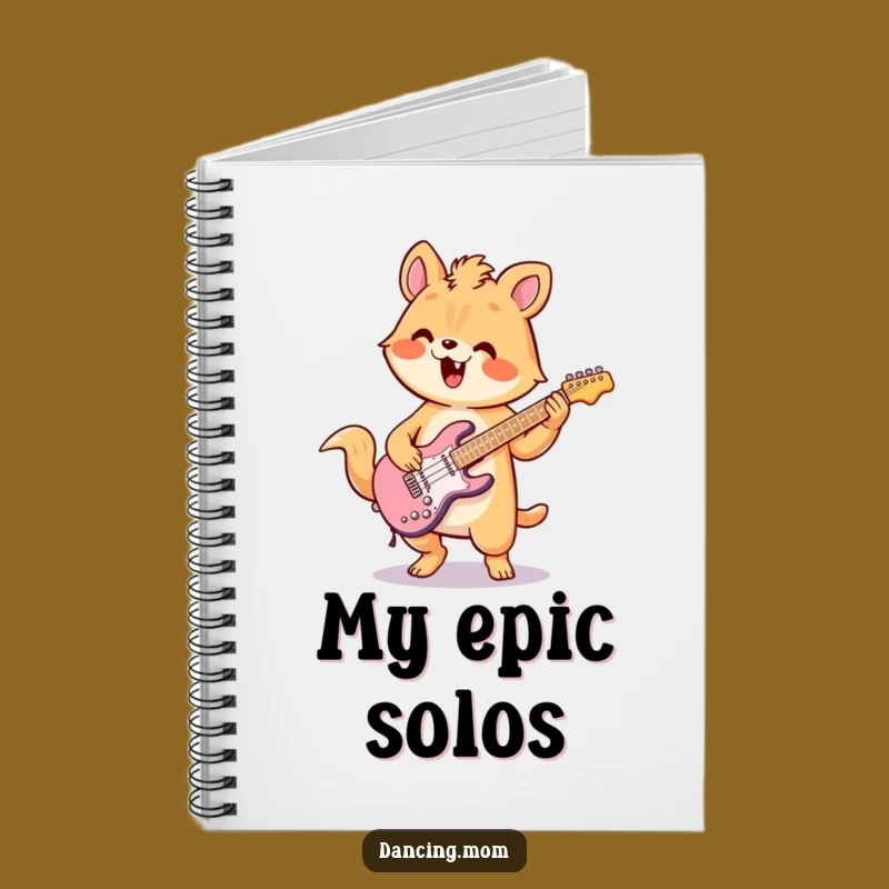 Funny Kawaii Air Guitar Notebook Hilarious Journal for Rocking Ideas