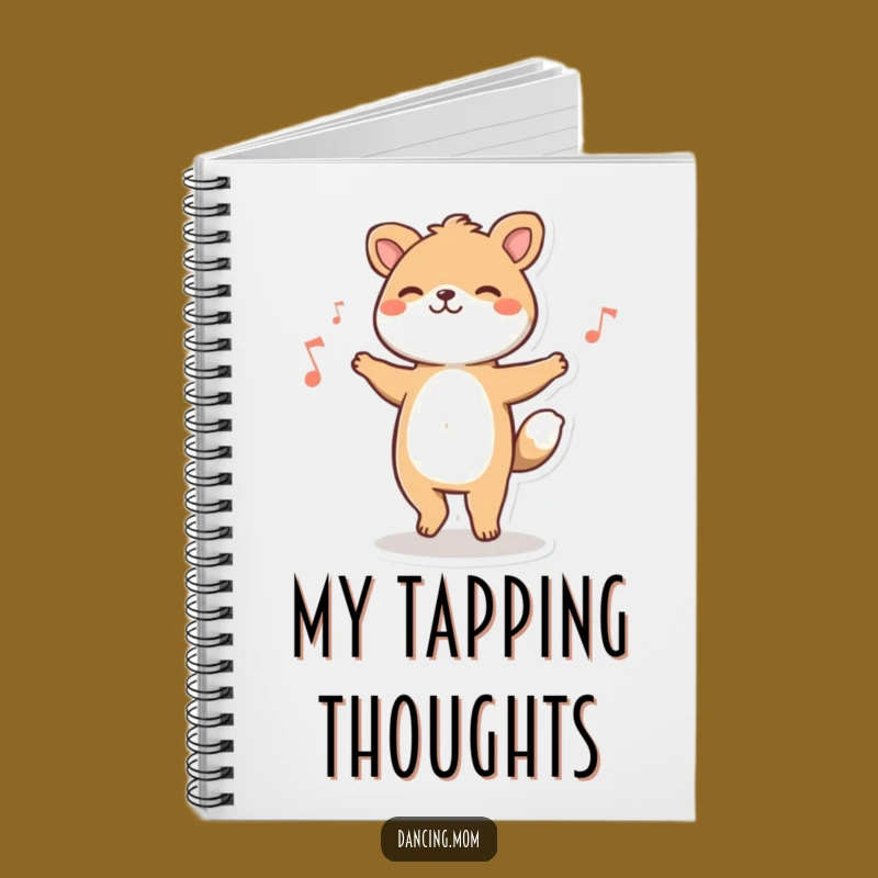 Funny Tapping Animal Notebook - Musical Journal for Rhythm Lovers Gift
