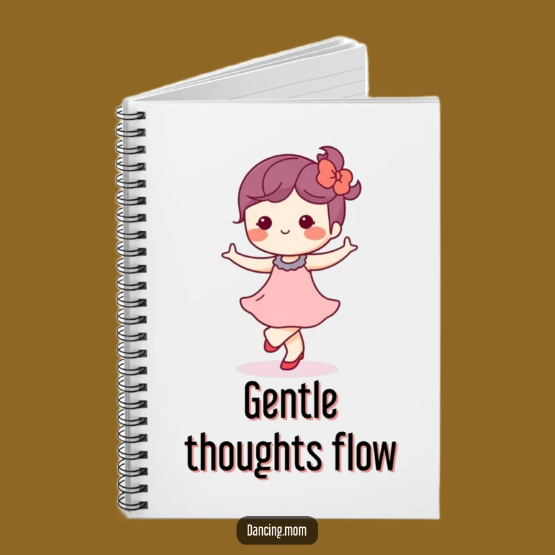 Funny Kawaii Dancer Notebook: Blissful Waltz - Journal Your Joyful Thoughts