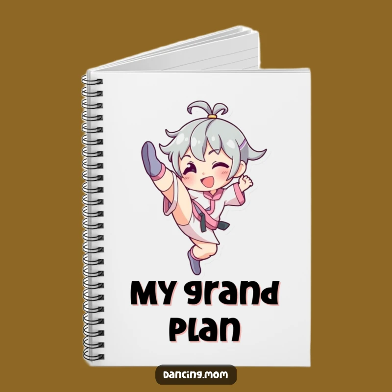 Funny High Kick Dancer Notebook - Jot Down Ideas with Flair