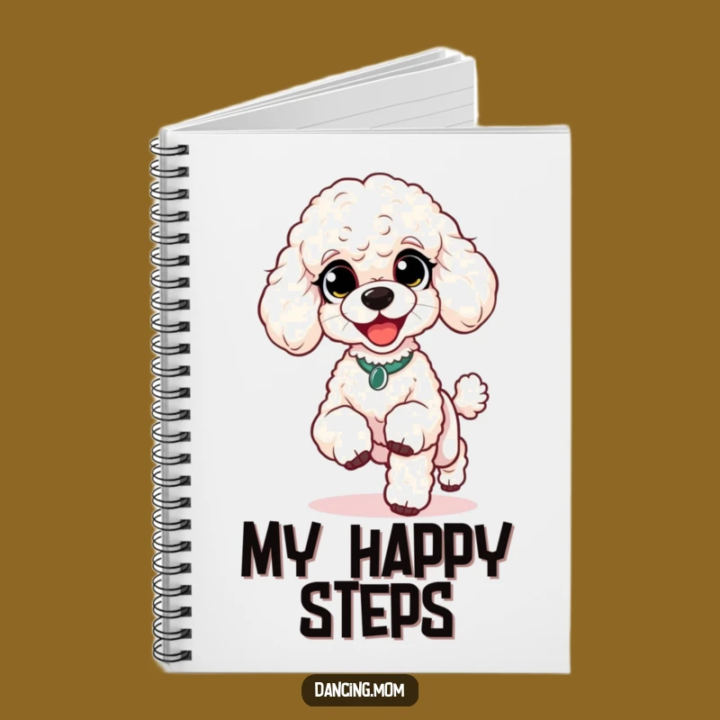 Funny Poodle Happy Shuffle Notebook: Journal Your Joy with this Hilarious Dog Book