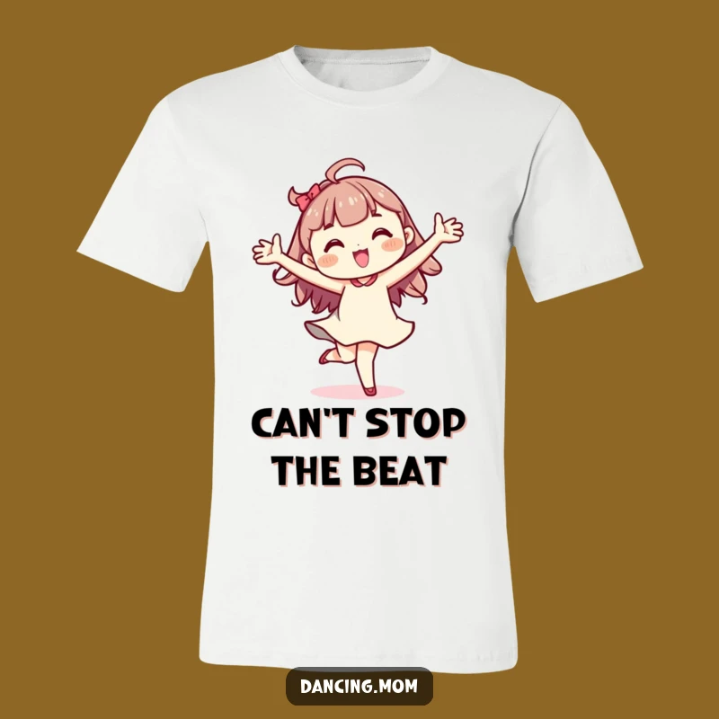 Funny Kawaii Dance T-Shirt: Energetic Pirouette Character Fun Tee Gift