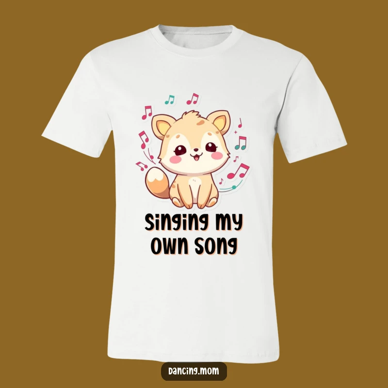 Funny Music Animal T-Shirt: Harmonious Character for a Humorous Gift