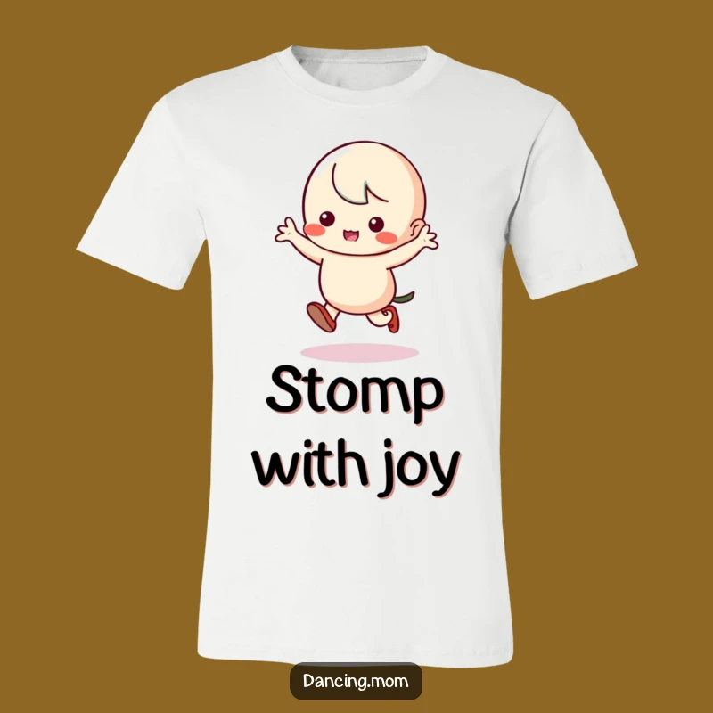 Funny Kawaii Dancer T-Shirt: Silly Jig Stomping Feet - Comedic Apparel Gift