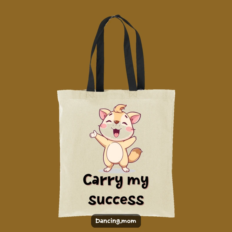 Funny Animal Spin Tote Bag: Proud Pose Essential Gift