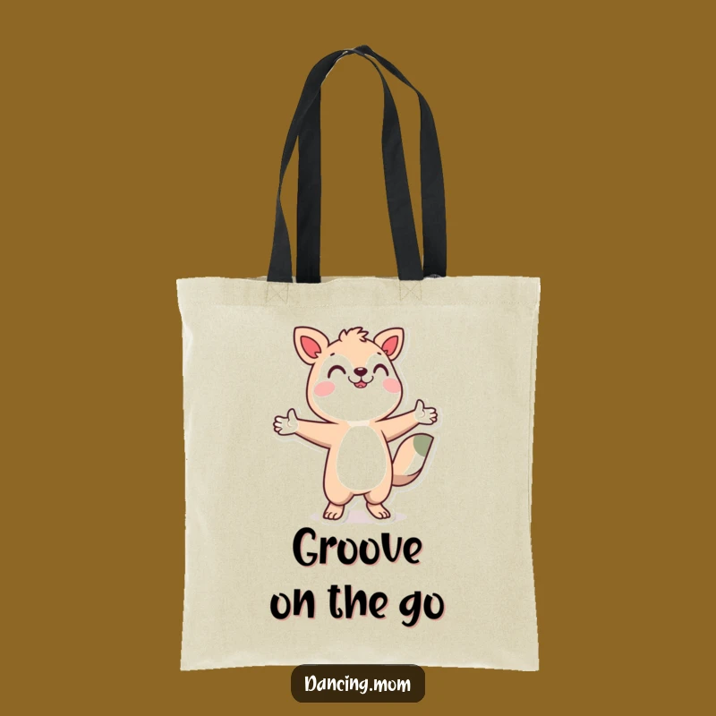 Funny Dancing Animal Tote Bag: Joyful Character for Everyday Fun