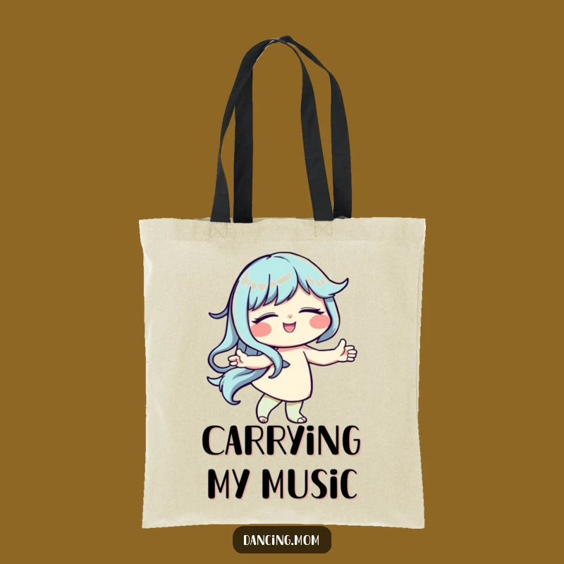 Funny Serene Dancer Tote Bag - Carry Your Calmness!